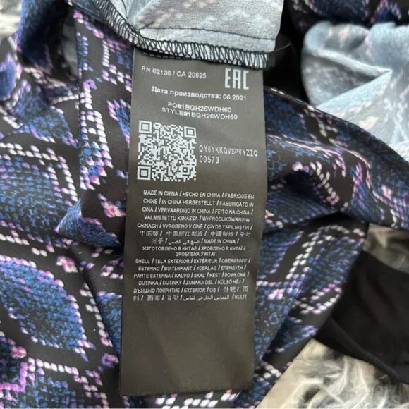 Guess Marciano Animalier Long Sleeve Bodysuit Blouse - Picture 7 of 8